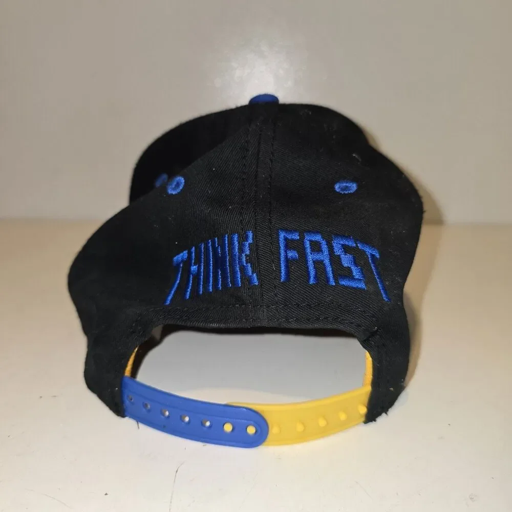 Sonic The Hedgehog Think Fast SEGA Pixel Snapback Cap Hat
